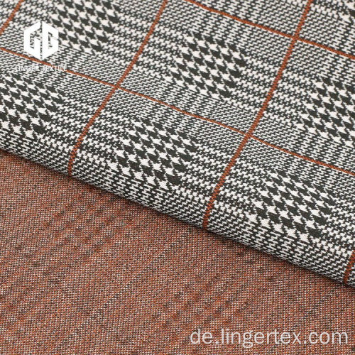 Plaidgarn gefärbtes Nylon Rayon Jacquard Tuch